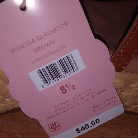 NEW SAM & LIBBY GLADIATOR ESPADRILLE FLARFORM SANDALS WOMENS SIZE 8.5 - Picture 3 of 9